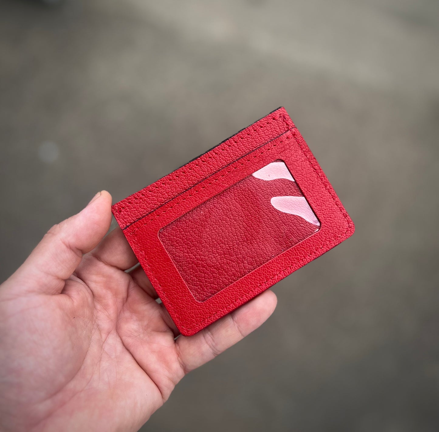 Red Card Wallet w/ ID Slot