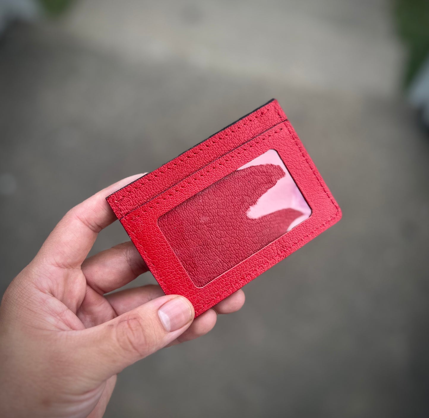 Red Card Wallet w/ ID Slot